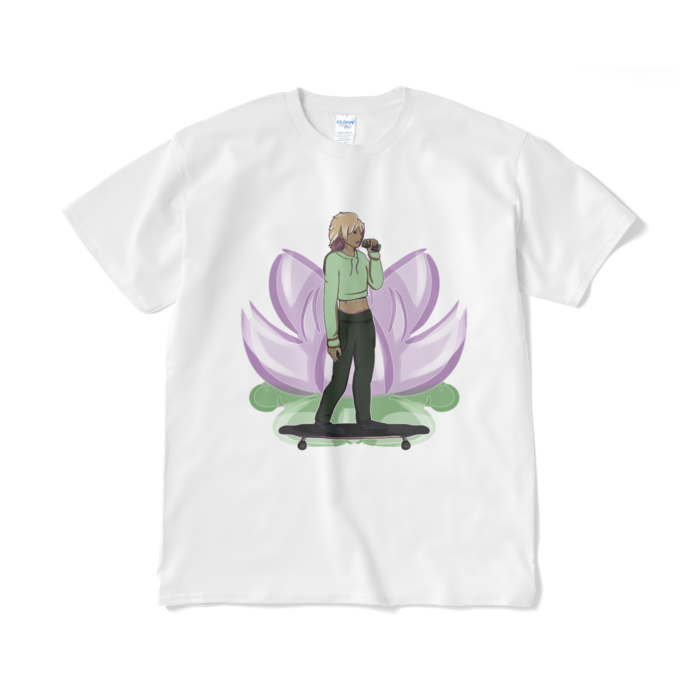 Tシャツ（短納期） - XL - ホワイト　背景付き