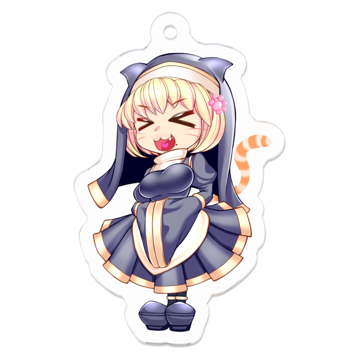 アクリルキーホルダー - 50 x 50 (mm)