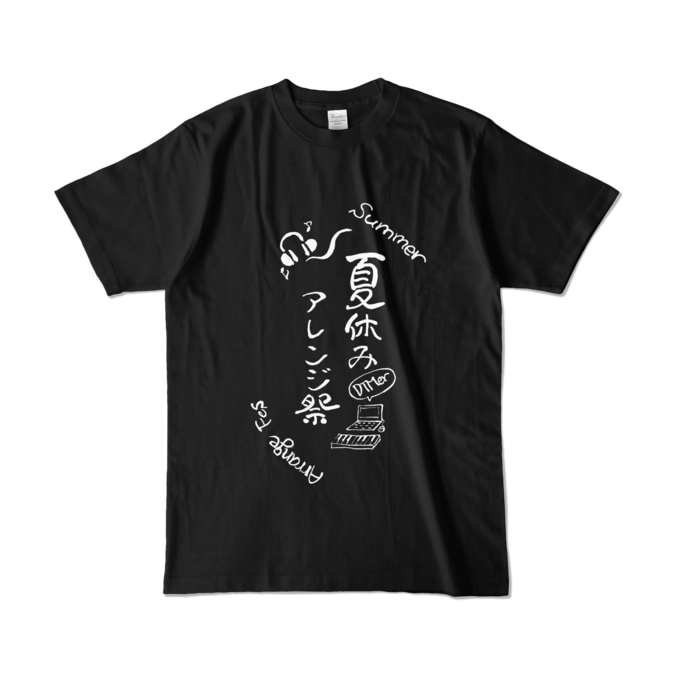 カラーTシャツ - L - ブラック (濃色)