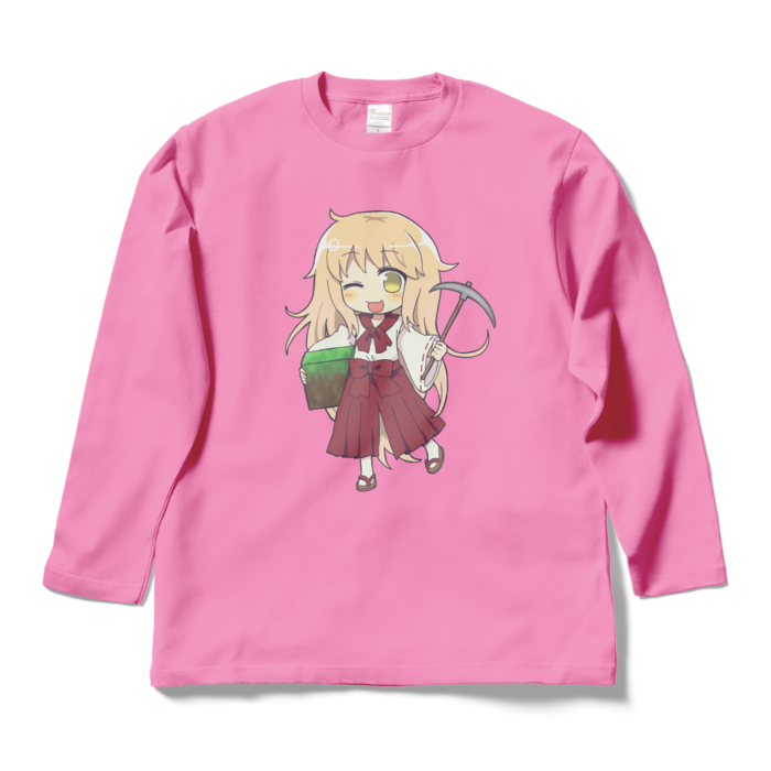 ロングスリーブTシャツ - L - ピンク