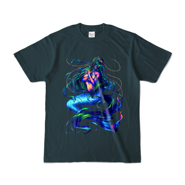 カラーTシャツ - S - デニム (濃色)