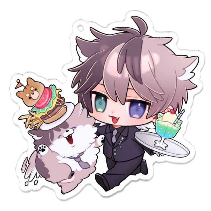 アクリルキーホルダー - 70 x 70 (mm)