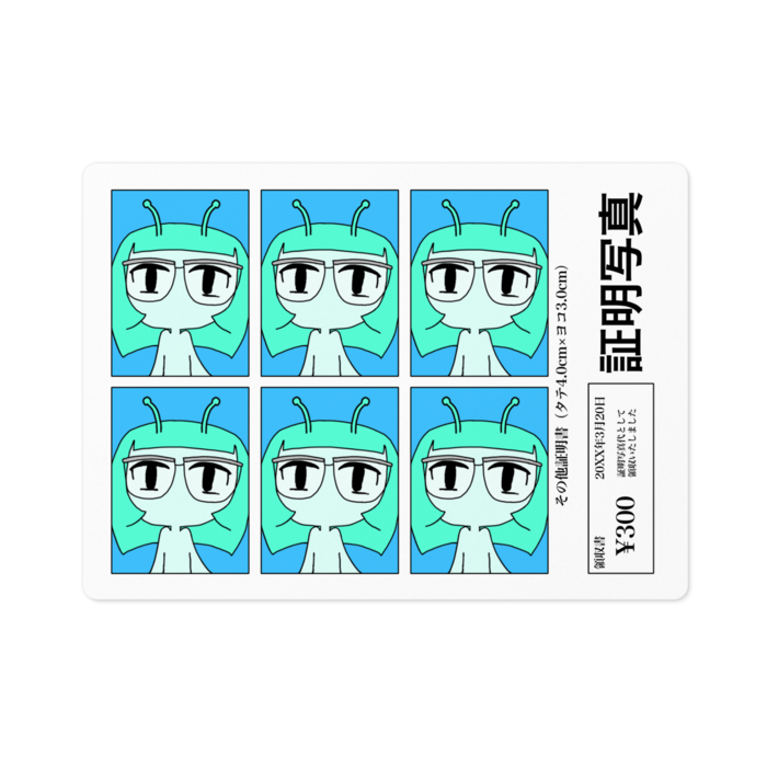 ステッカー - 100 x 100 (mm)