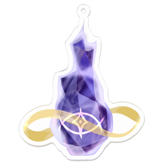 アクリルキーホルダー - 70 x 70 (mm)