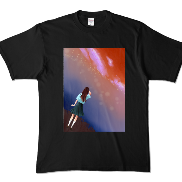 カラーTシャツ - XL - ブラック (濃色)