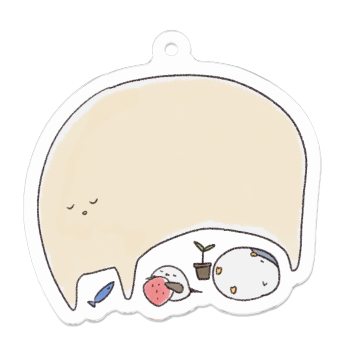 アクリルキーホルダー - 50 x 50 (mm)