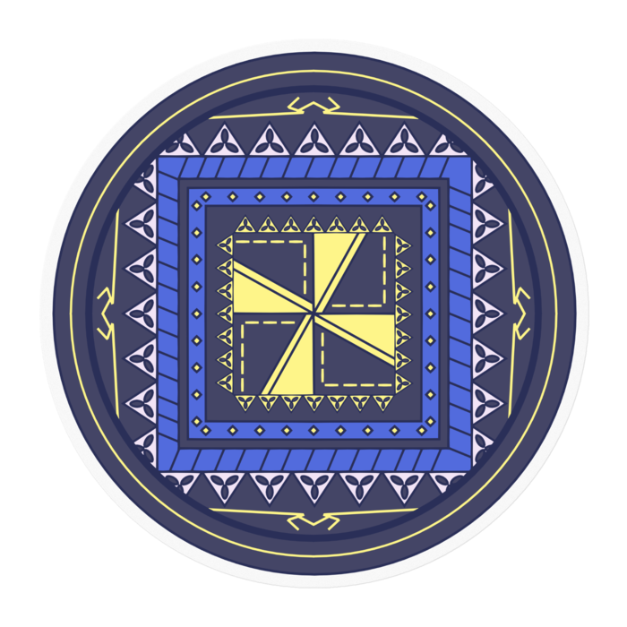 ステッカー - 100 x 100 (mm)