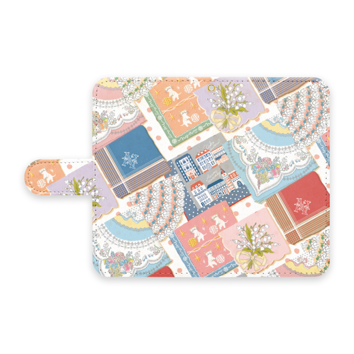 手帳型Androidケース - S - ストラップ穴 あり