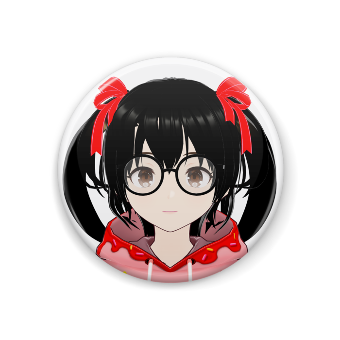 でじっこバッジ - 44mm