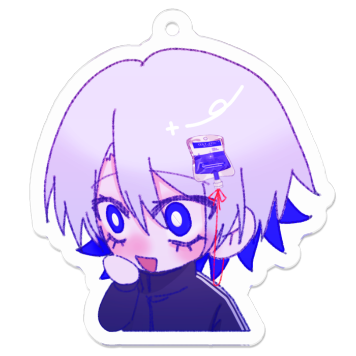 アクリルキーホルダー - 50 x 50 (mm)