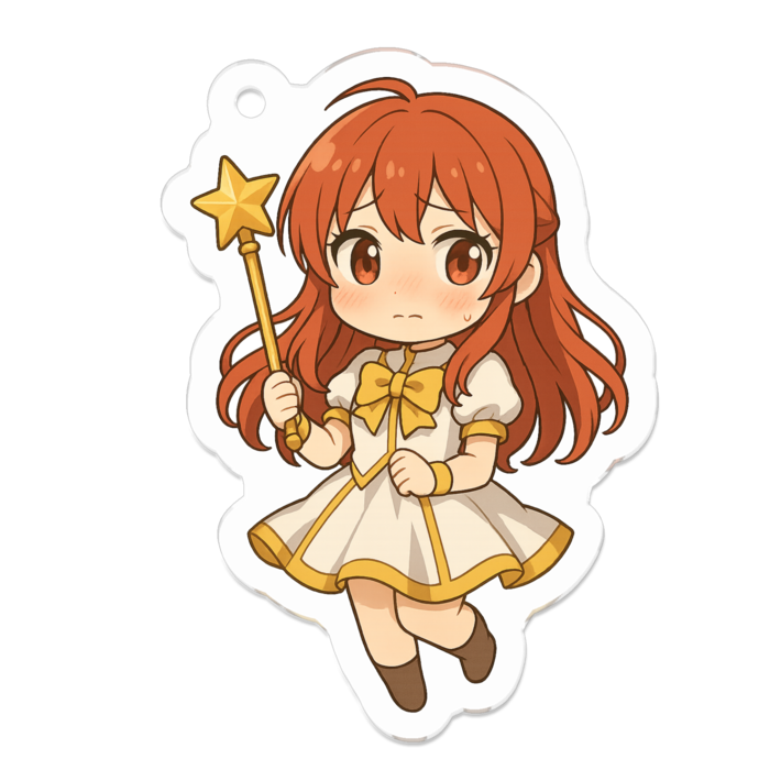 アクリルキーホルダー - 50 x 50 (mm)