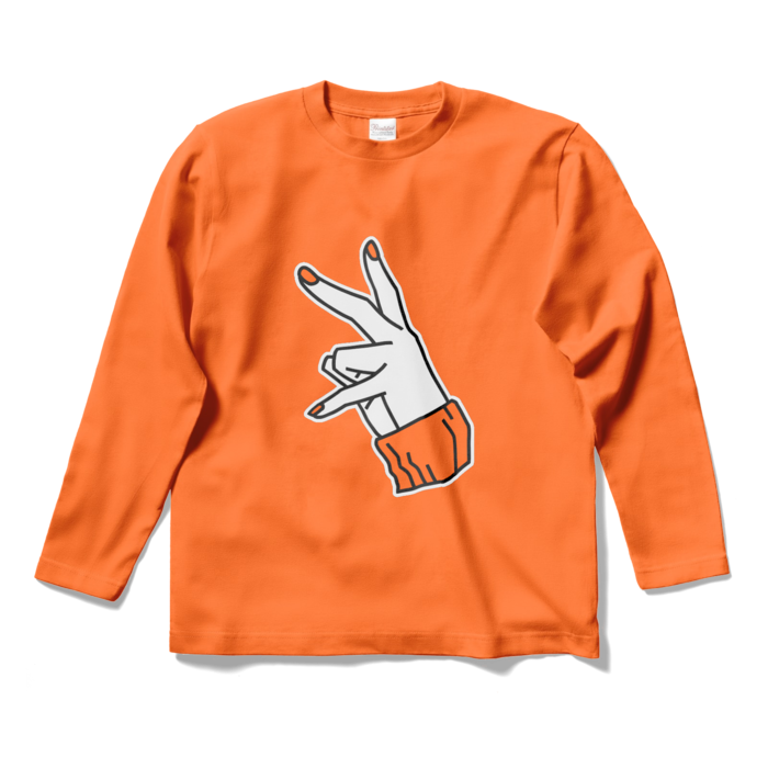 ロングスリーブTシャツ - S - オレンジ