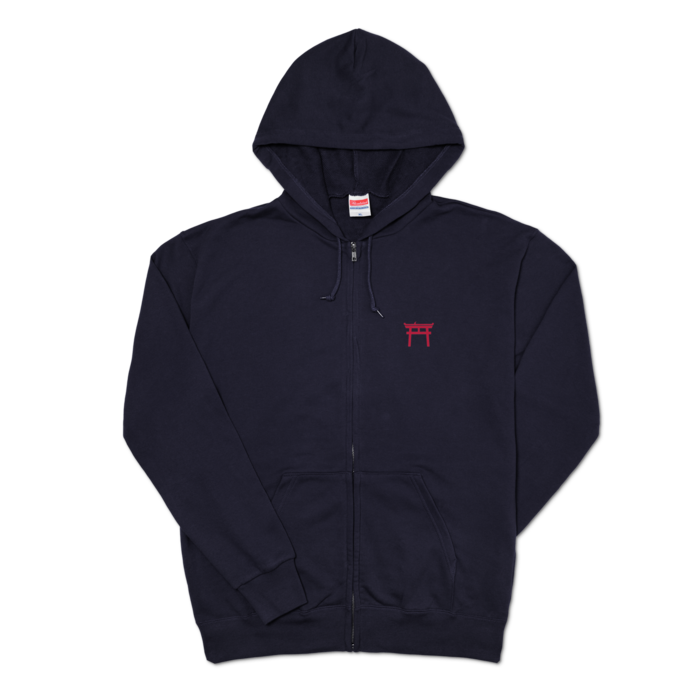 ジップパーカー - XL - 両面(1)