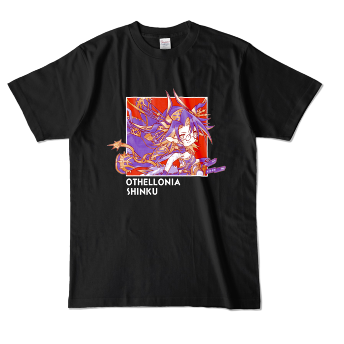 ちびキャラ「真紅」 デザインTシャツ(L/ブラック)