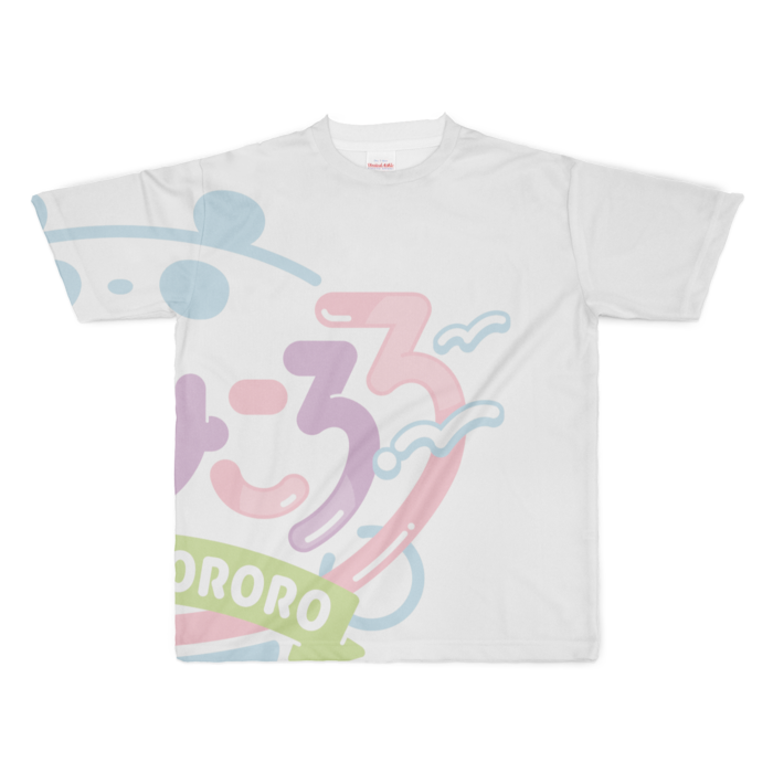 フルグラフィックTシャツ - XL - 両面印刷