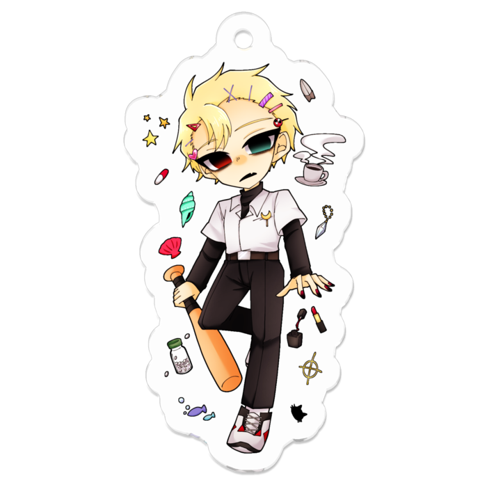 アクリルキーホルダー - 50 x 50 (mm)