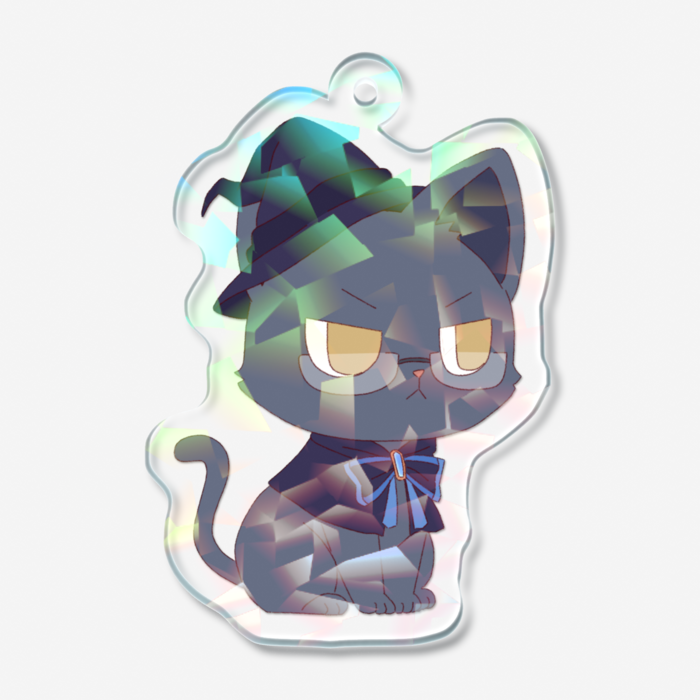 ホログラムアクリルキーホルダー - 50 × 50mm