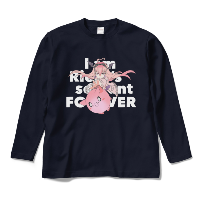 ロングスリーブTシャツ - M - ネイビー