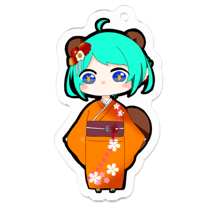 アクリルキーホルダー - 50 x 50 (mm)