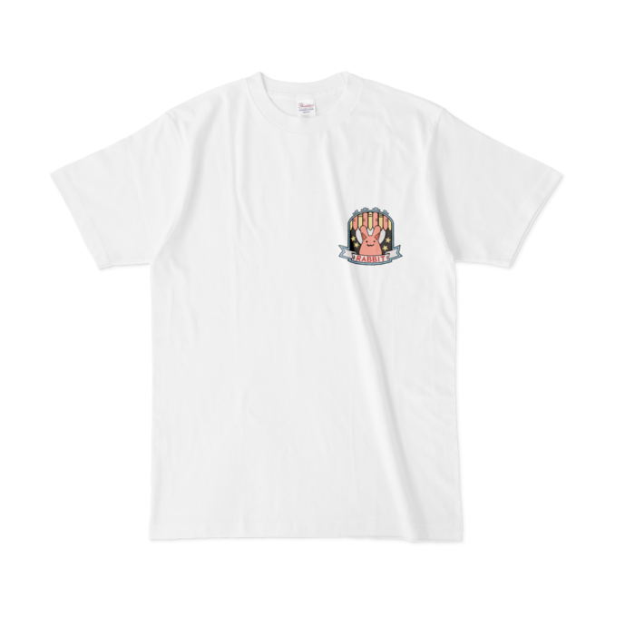 Tシャツ - L - 白(カラーロゴ)