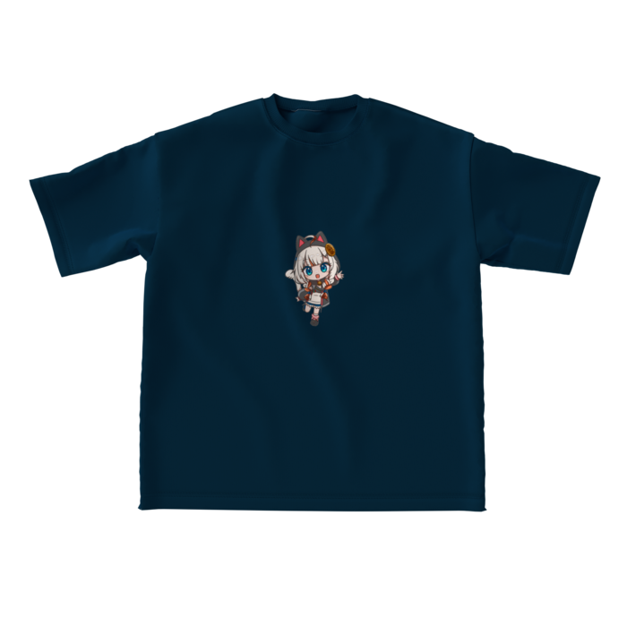 ビッグシルエットTシャツ - L - 両面
