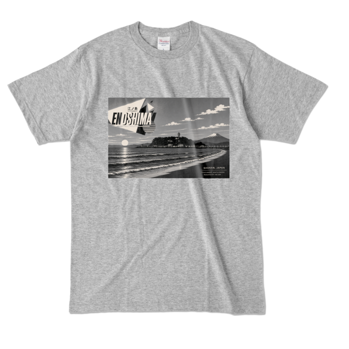 カラーTシャツ - L - 杢グレー (濃色)