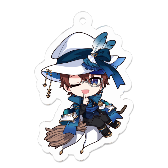 アクリルキーホルダー - 50 x 50 (mm)