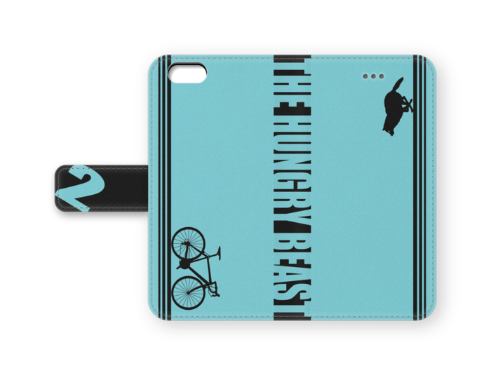 手帳型iPhoneケース - iPhone6 青