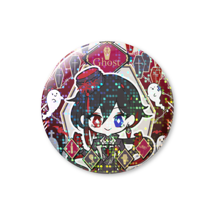 【ぺ】⚰️棺 美凪ホログラム缶バッジ