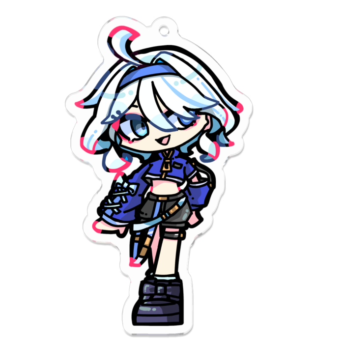 アクリルキーホルダー - 70 x 70 (mm)