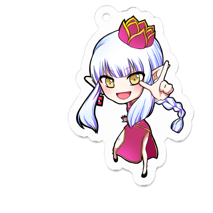 アクリルキーホルダー - 50 x 50 (mm)