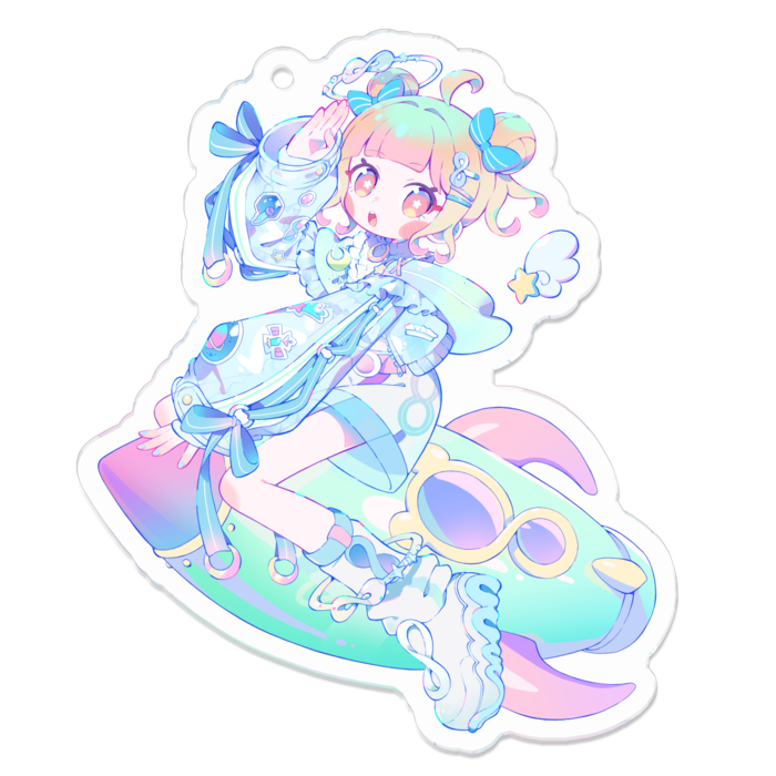 アクリルキーホルダー - 70 x 70 (mm)