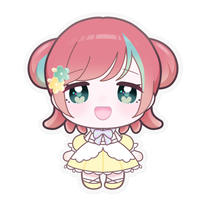 ステッカー - 100 x 100 (mm)(クリア）