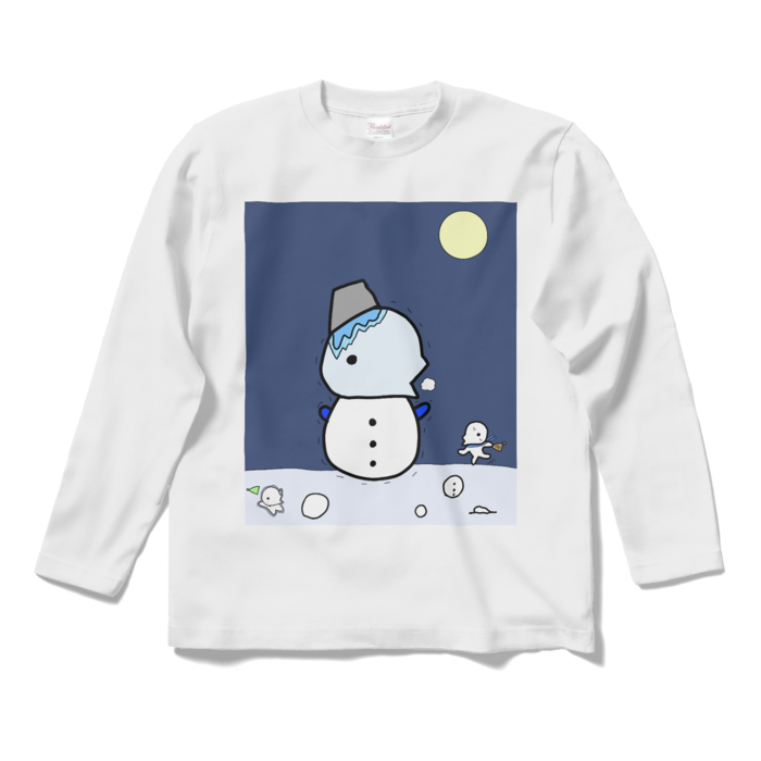 ロングスリーブTシャツ - S - ホワイト(ニット帽持ってきたよ〜!)