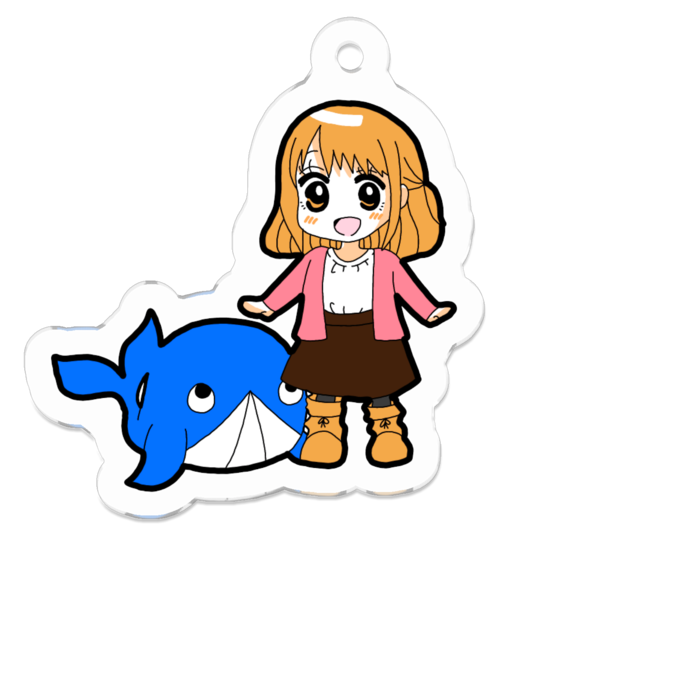 アクリルキーホルダー - 50 x 50 (mm)