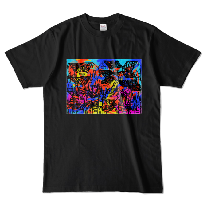 カラーTシャツ - L - ブラック (濃色)