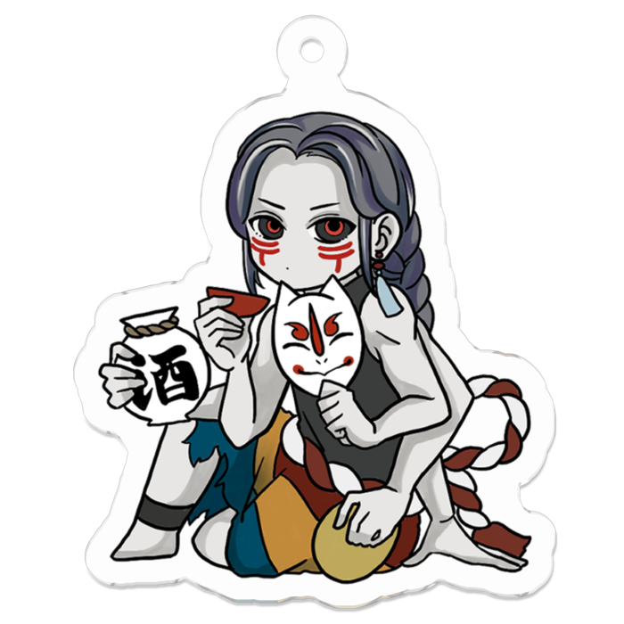 アクリルキーホルダー - 50 x 50 (mm)