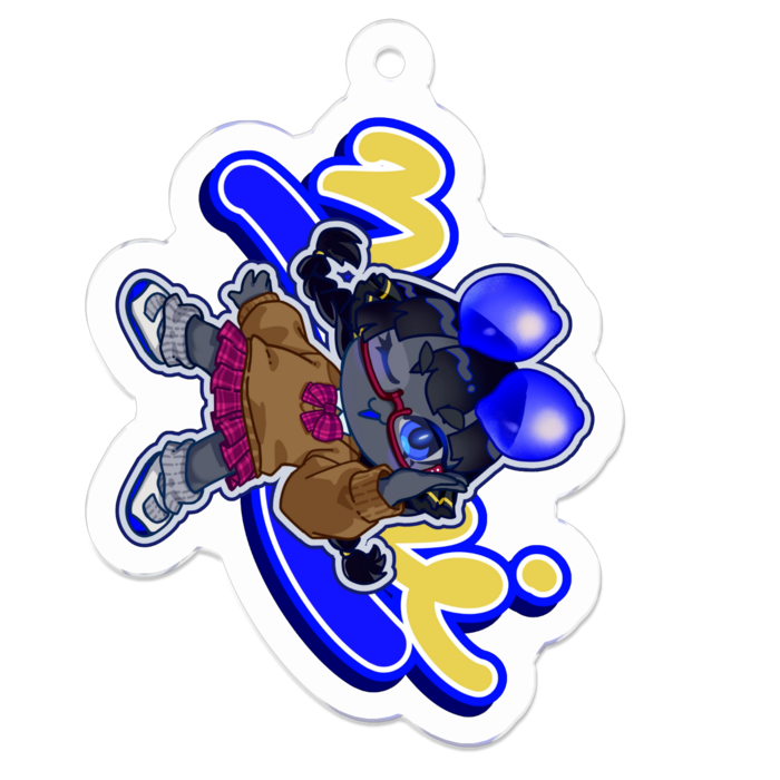 アクリルキーホルダー（コーティング） - 50 x 50 (mm)