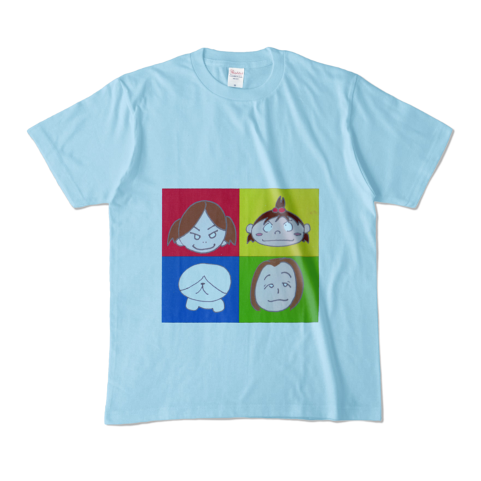 カラーTシャツ - M - ライトブルー (淡色)