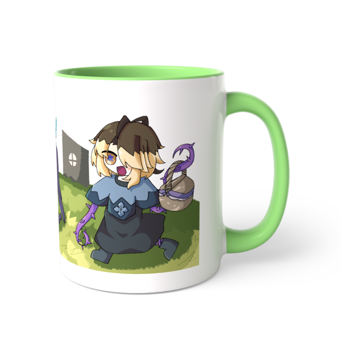 ツートンカラーマグカップ - 直径 8.2cm / 高さ 9.5cm