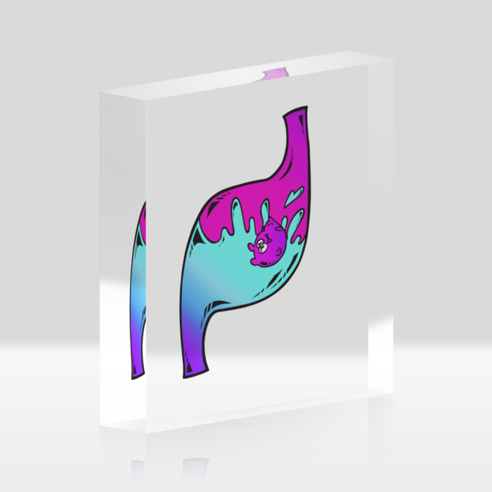 アクリルブロック - 100x100mm(4)