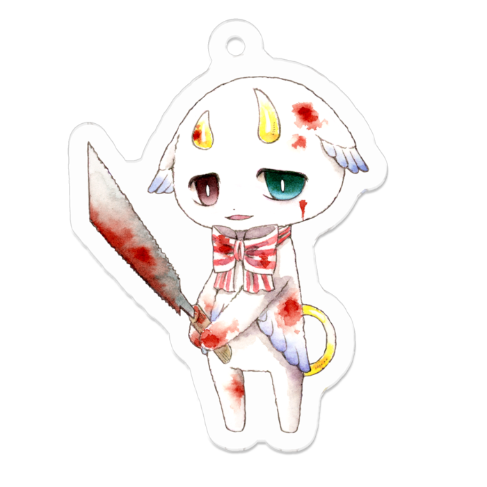 アクリルキーホルダー - 50 x 50 (mm)