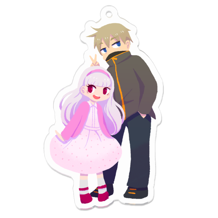 アクリルキーホルダー - 70 x 70 (mm)