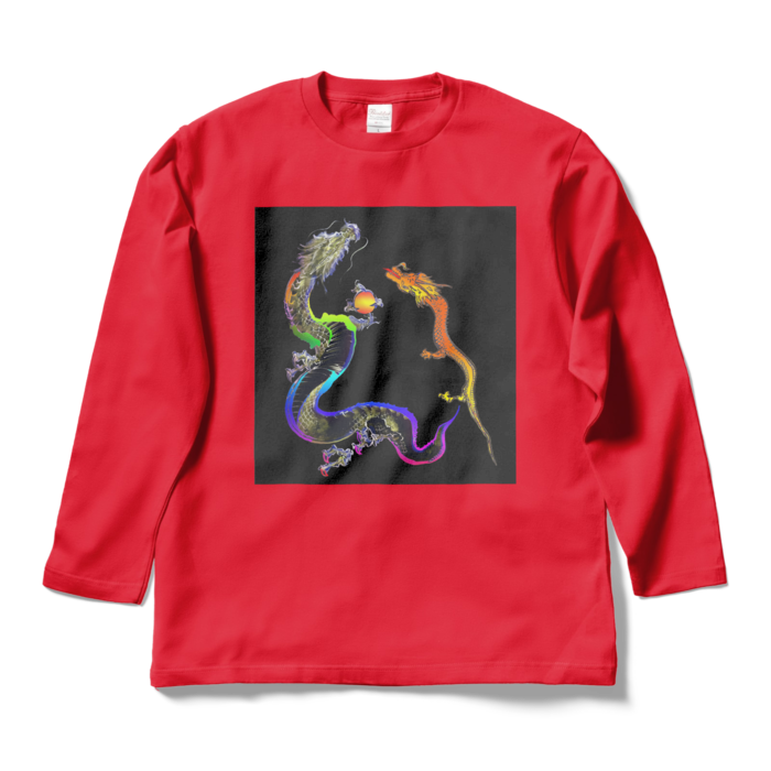 ロングスリーブTシャツ - L - レッド