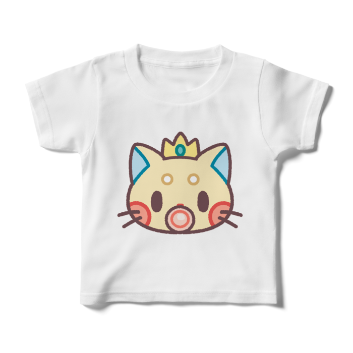 こねこちゃんキッズTシャツ - 100cm - 正面