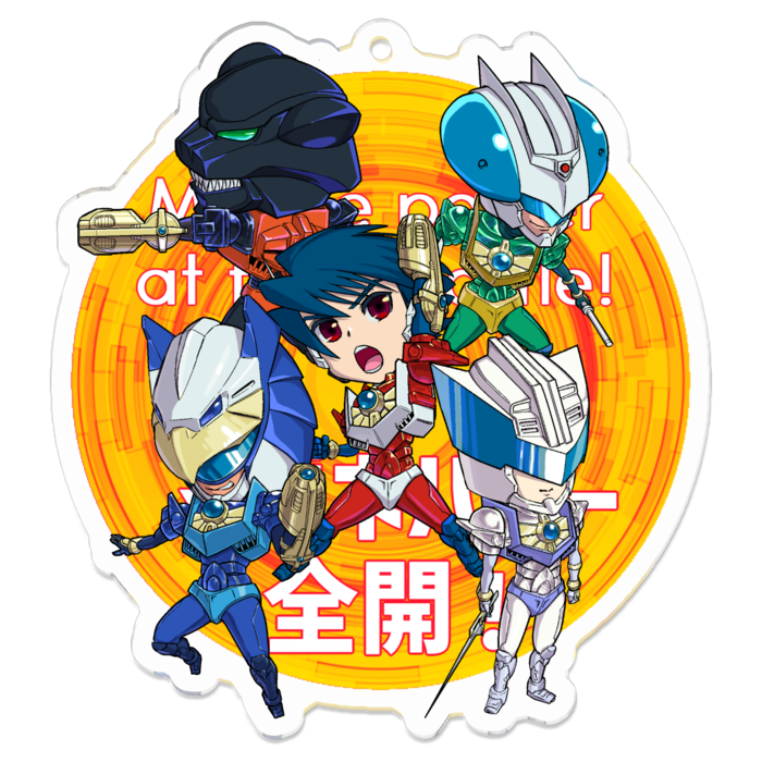 アクリルキーホルダー - 70 x 70 (mm)