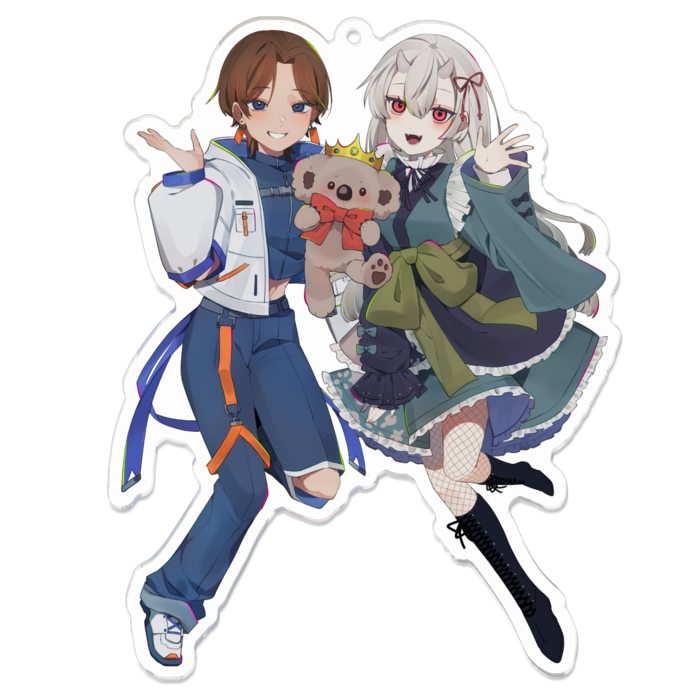 アクリルキーホルダー - 100 x 100 (mm)