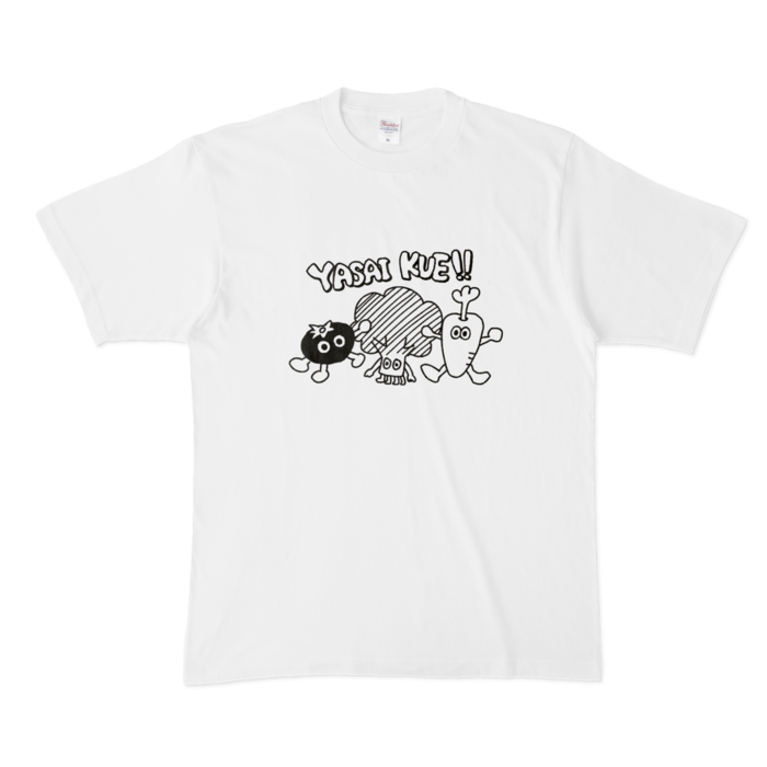Tシャツ - XL - 黒インク