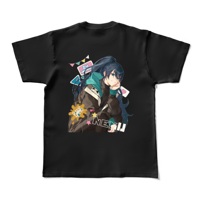 カラーTシャツ - M - ブラック (濃色)