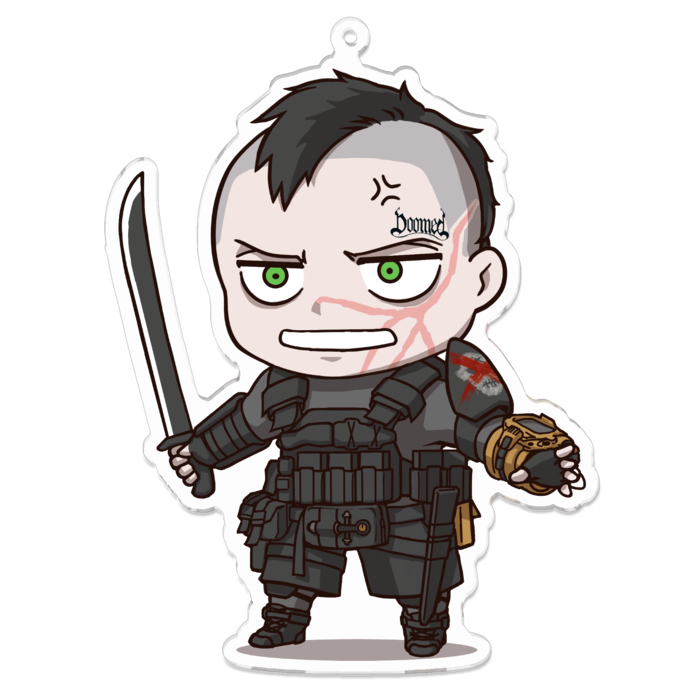 アクリルキーホルダー - 100 x 100 (mm)